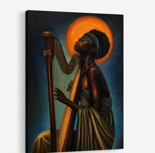 The Sound Before Sight original oil painting by AvianteArt, 30 by 40 inches