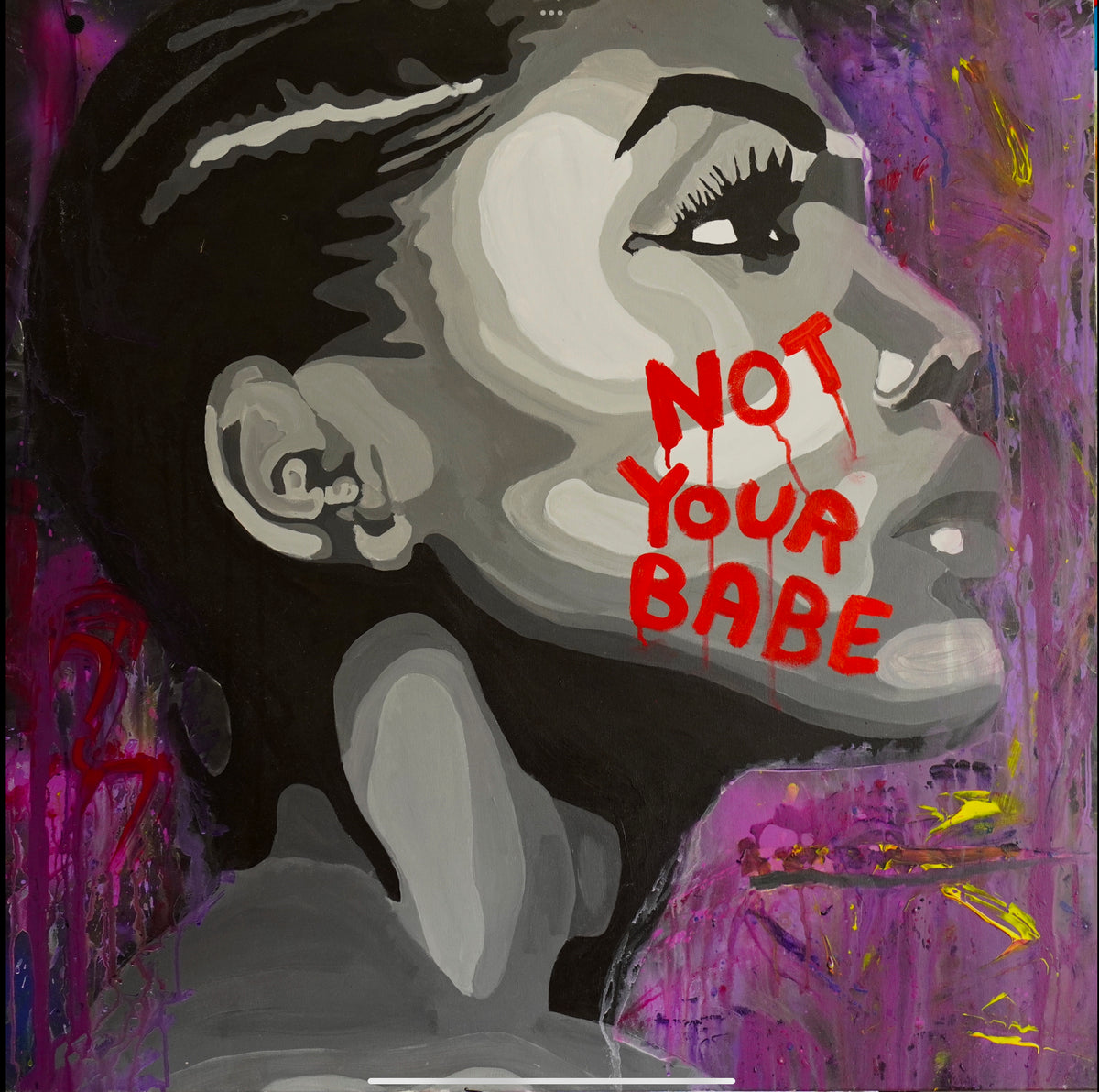 NOT YOUR BABE fine art print by AvianteArt